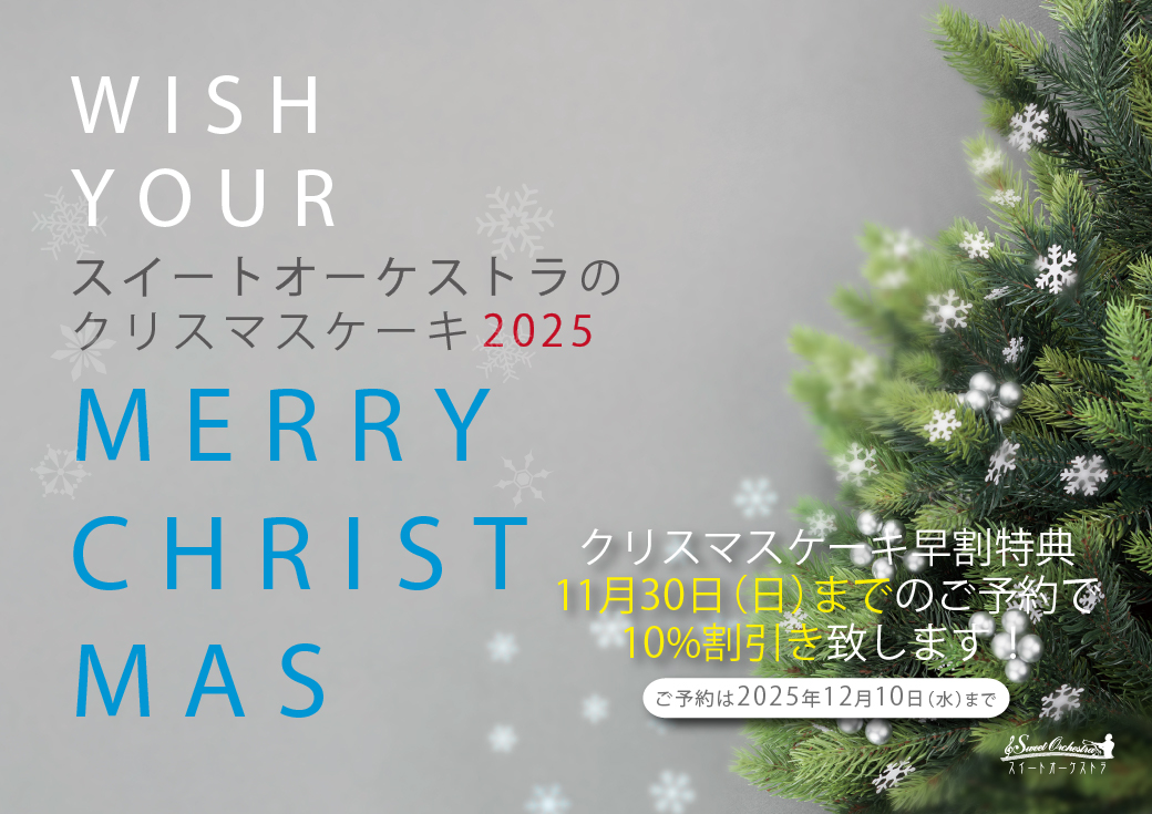  クリスマスケーキ2025